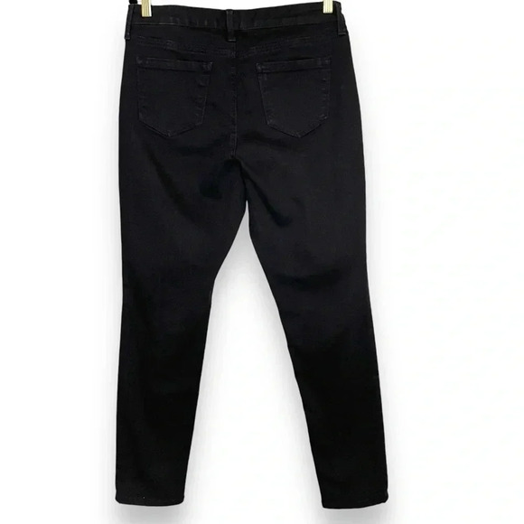 Crown & Ivy Women's Black High Rise Denim Skinny Jeans Size 10R - Picture 2 of 11